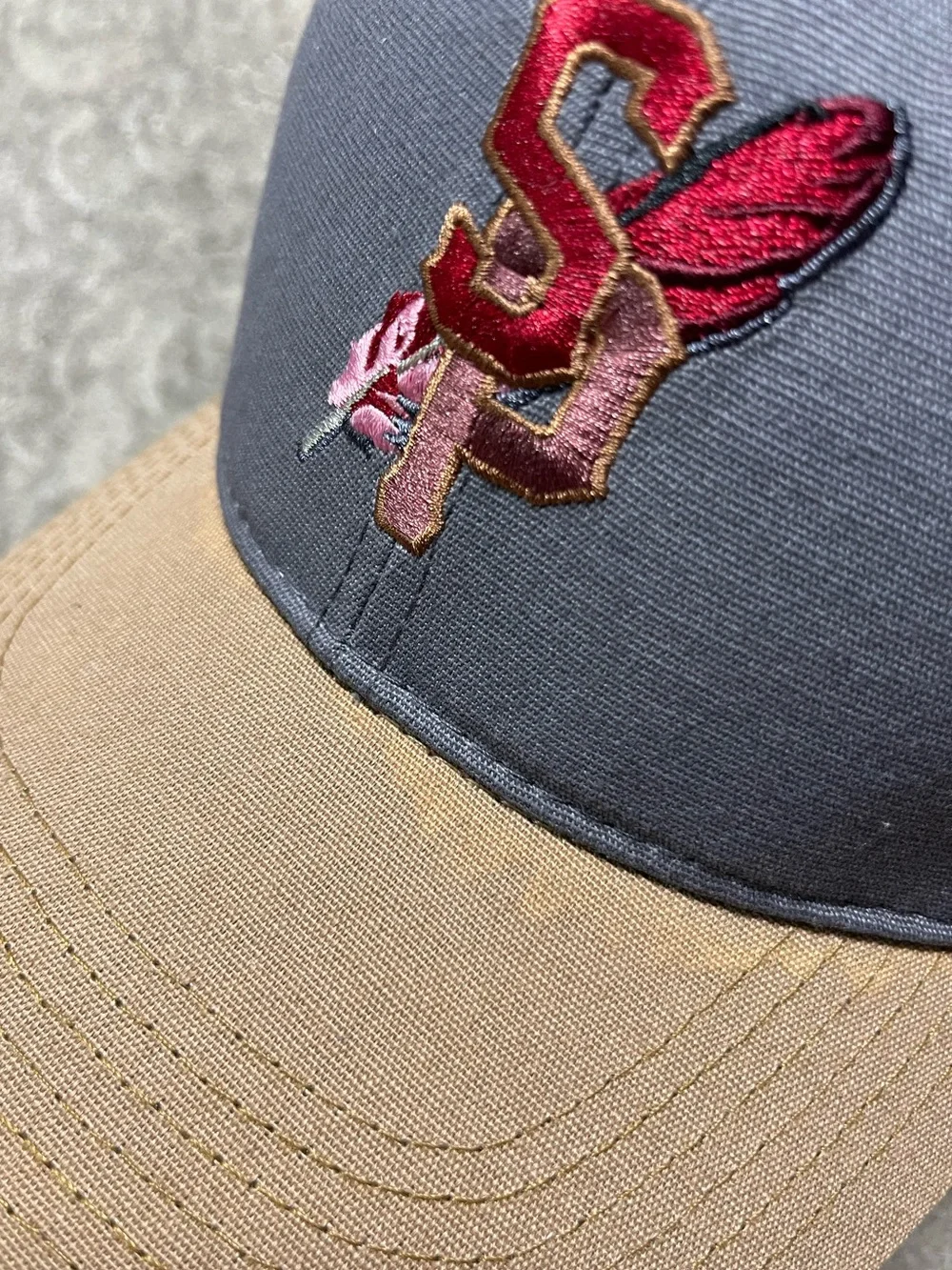 Y2K Wear Brims X Denim Bar NBA Spurs Larry O’Brien Championship Embroidered Hat